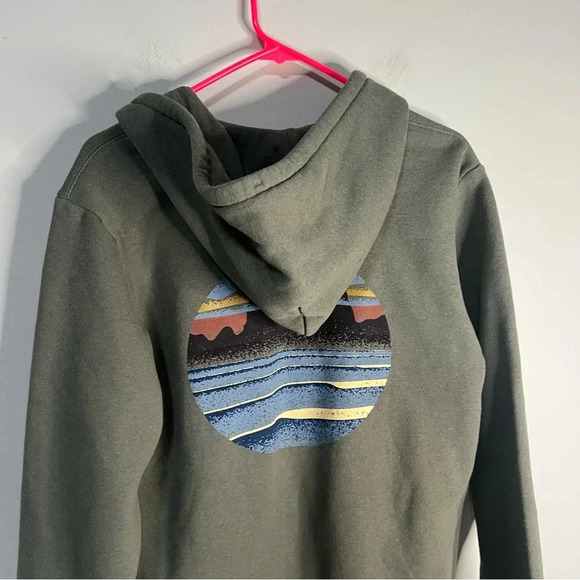 Patagonia Unisex Skyline Stencil Uprisal Hoodie Mens small Women’s Medium - Picture 5 of 9